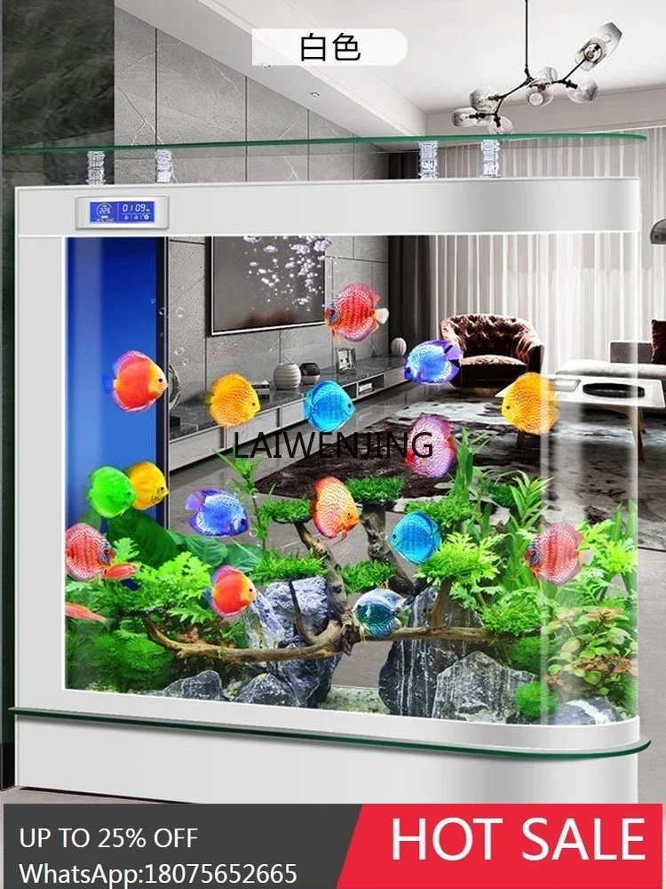 SGF bullet glass ecological screen household automatic water circulation floor fish tank