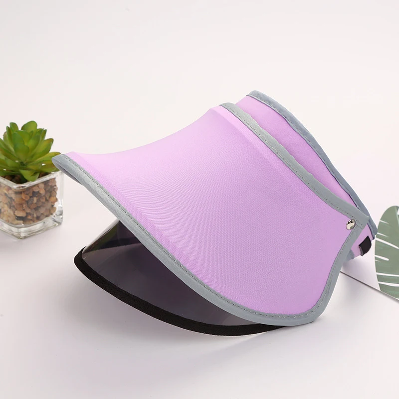 Sport Sun Visor Hats Double-layer Comfort Sun UV Protection Visor for Running Gym Travel Games