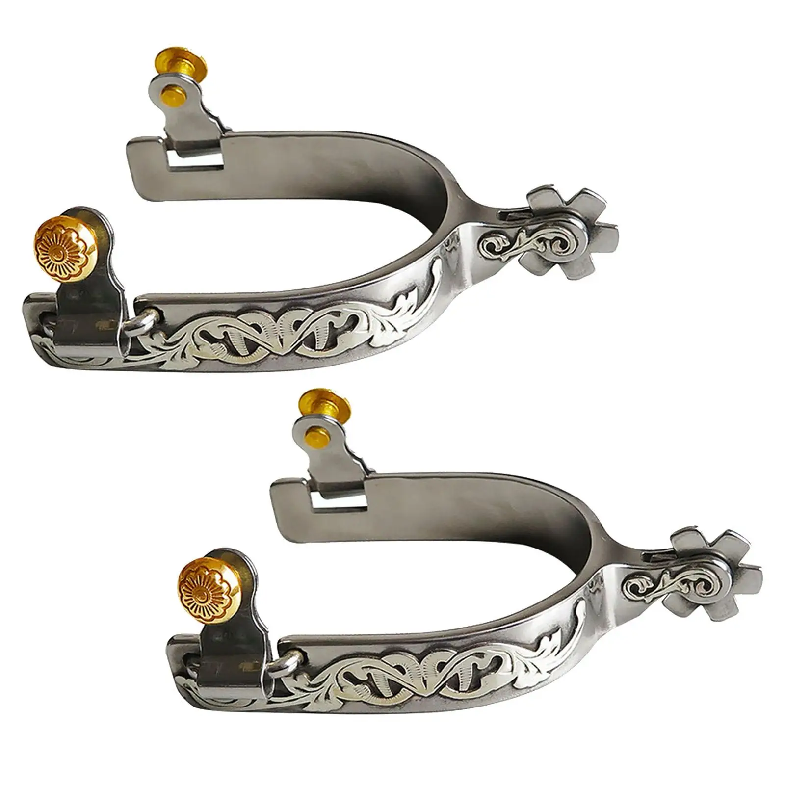 قطعتان من حفازات رعاة البقر للتدريب على المنافسة وركوب الفروسية