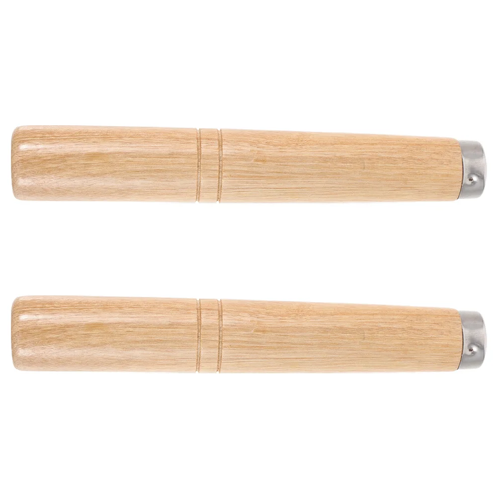 

2Pcs Solid Wood Pan Handles Replacement Wooden Pot Handle Heatproof Grip Universal Cooking Tool Kitchen Accessories