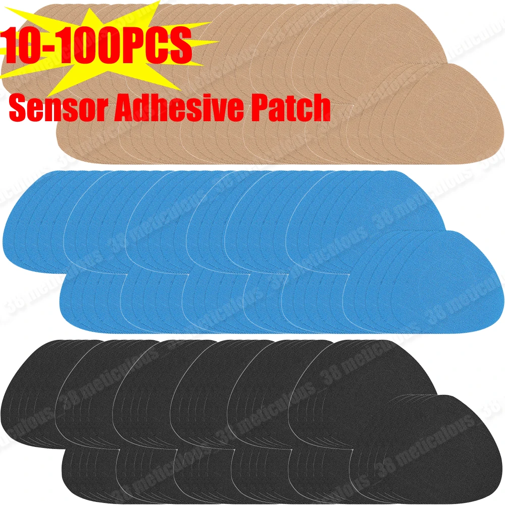 10-100Pcs Sensor Adhesive Patch Blood Glucose Sensor Fixed Patch Blood Glucose Monitoring Probe Motion Traceless Invisible