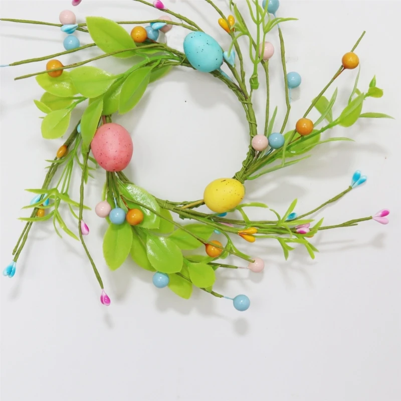 Practical Handmade Easters Wreath Hanging Wreath Decorative Garlands Wall Ornament Suitable for Easy Hanging and Storaging Y5GB