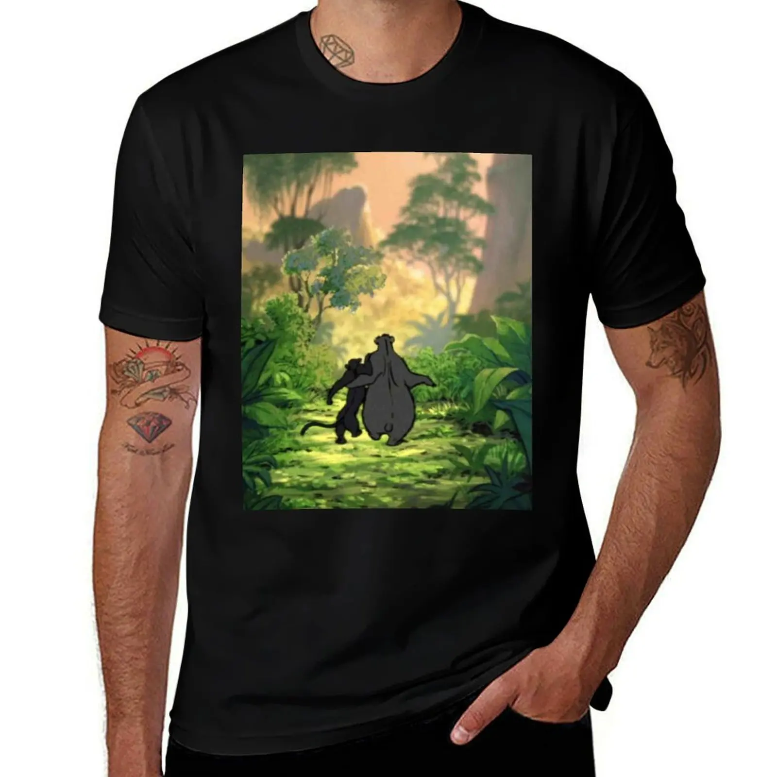 The Jungle Book T-Shirt Casual Basic Short Sleeve T-Shirt
