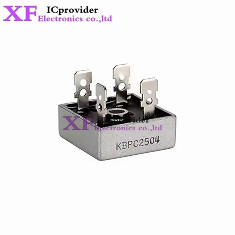 2PCS KBPC2504 25A 400V Single Phases Diode Bridge Rectifier