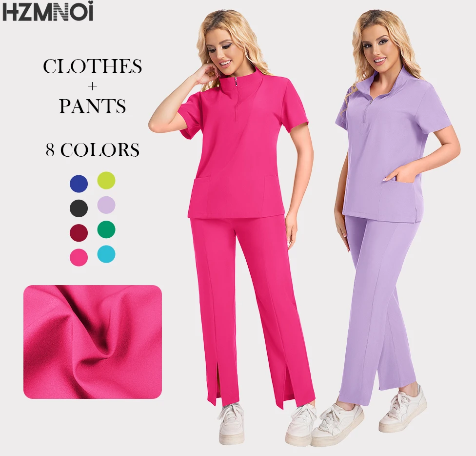 New Medical Nurse Uniforms Work Clothes Medical Hospital Uniforms Surgical Nurses Work Clothes Spa Clinical Beauty Work Clothing