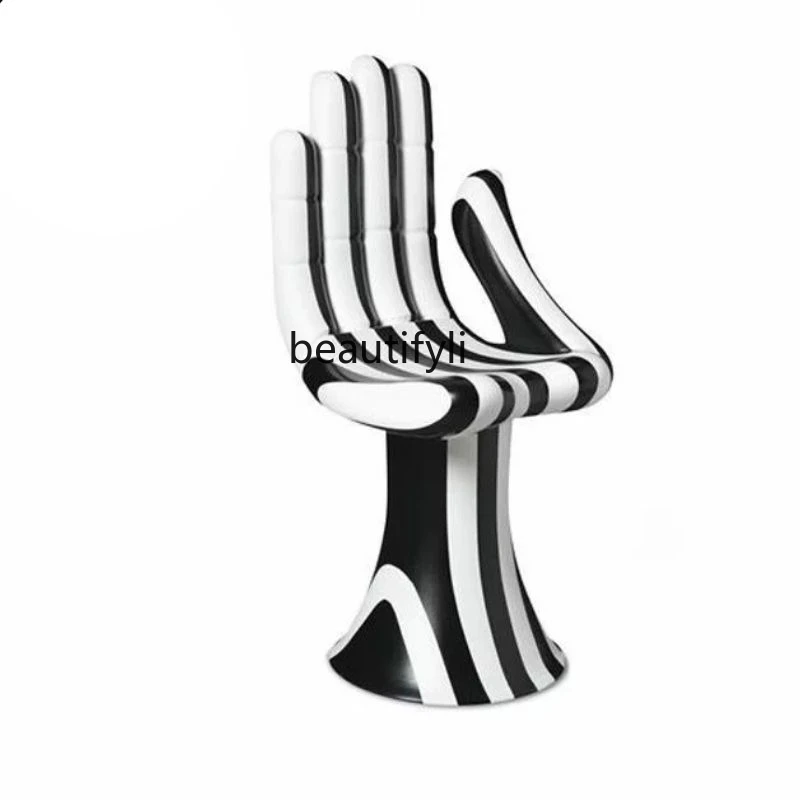 Nordic Designer Fiberglass Lounge Chair Special-Shaped Single Sofa Chair Giant Chair Furniture Resin