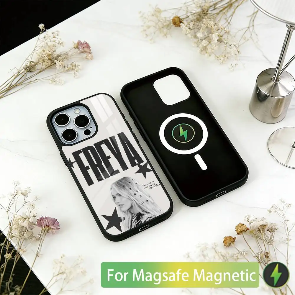 F-Freya Skye S-Singer Phone Case For iPhone17,16,15,14,13,12,11 Plus,Pro Magnetic with Magsafe Wireless Charging