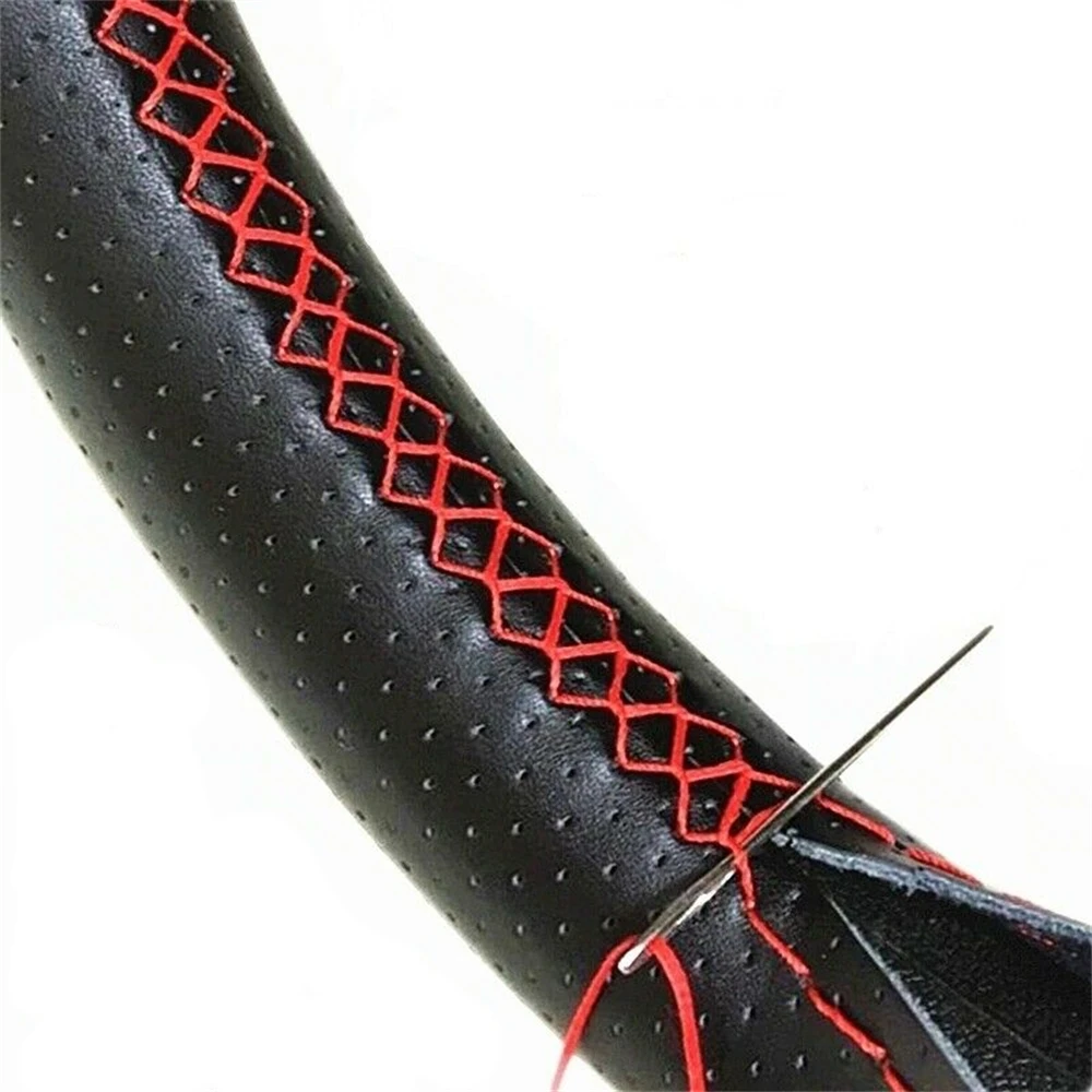 Braiding Steering Wheel Cover Thread and Needle Kit Hand Sewn Leather Braid Tool