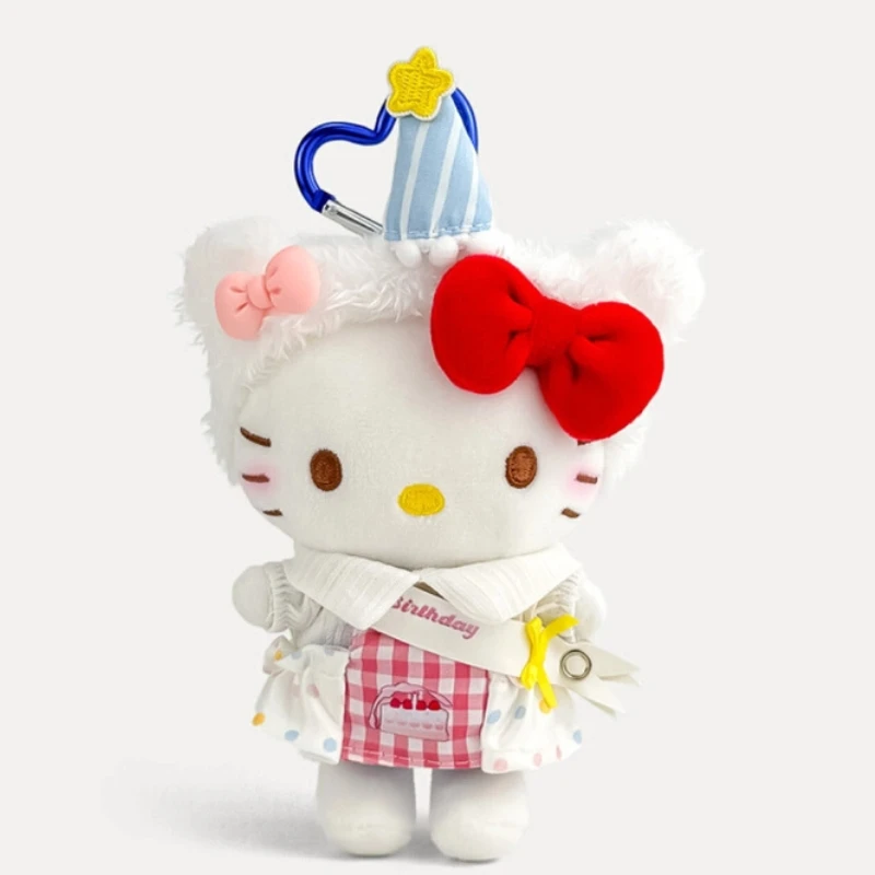 

Kawaii Hello Kitty Keychain Pendant Cartoon Plush Toys Kt Cat Stuffed Plushies Key Ring Plush Pendant Give Holiday Gift