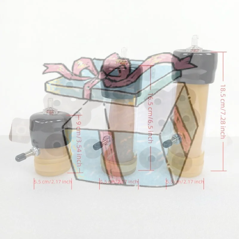 【CCA】Vacuum Negative Pressure Pump Transparent Vacuum Cup Pressure Regulating Valve Control Air Pressure Training Cylinder