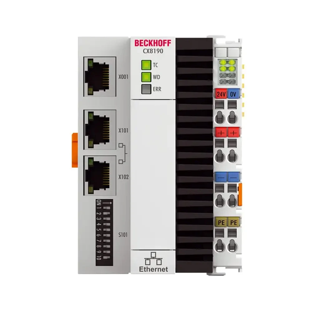 

CX8190 Embedded PC with different Ethernet Protocols PLC Module