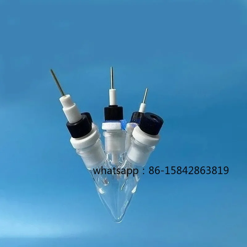 Small Five Port Electrolytic Cell 5-10ml Five Port Electrolytic Cell Invoicable Electrochemical Analysis Three Electrode System
