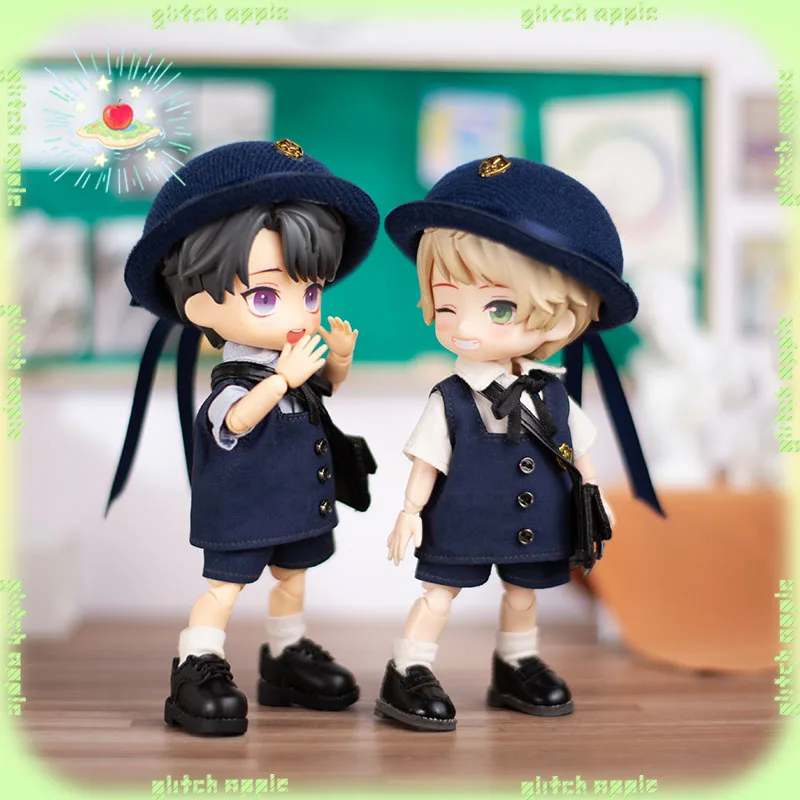 

Ob11 1/12 Bjd куклы одежда милый японский набор для детского сада школьная форма фигурка красивая кукла для взрослых любимые игрушки для девочек