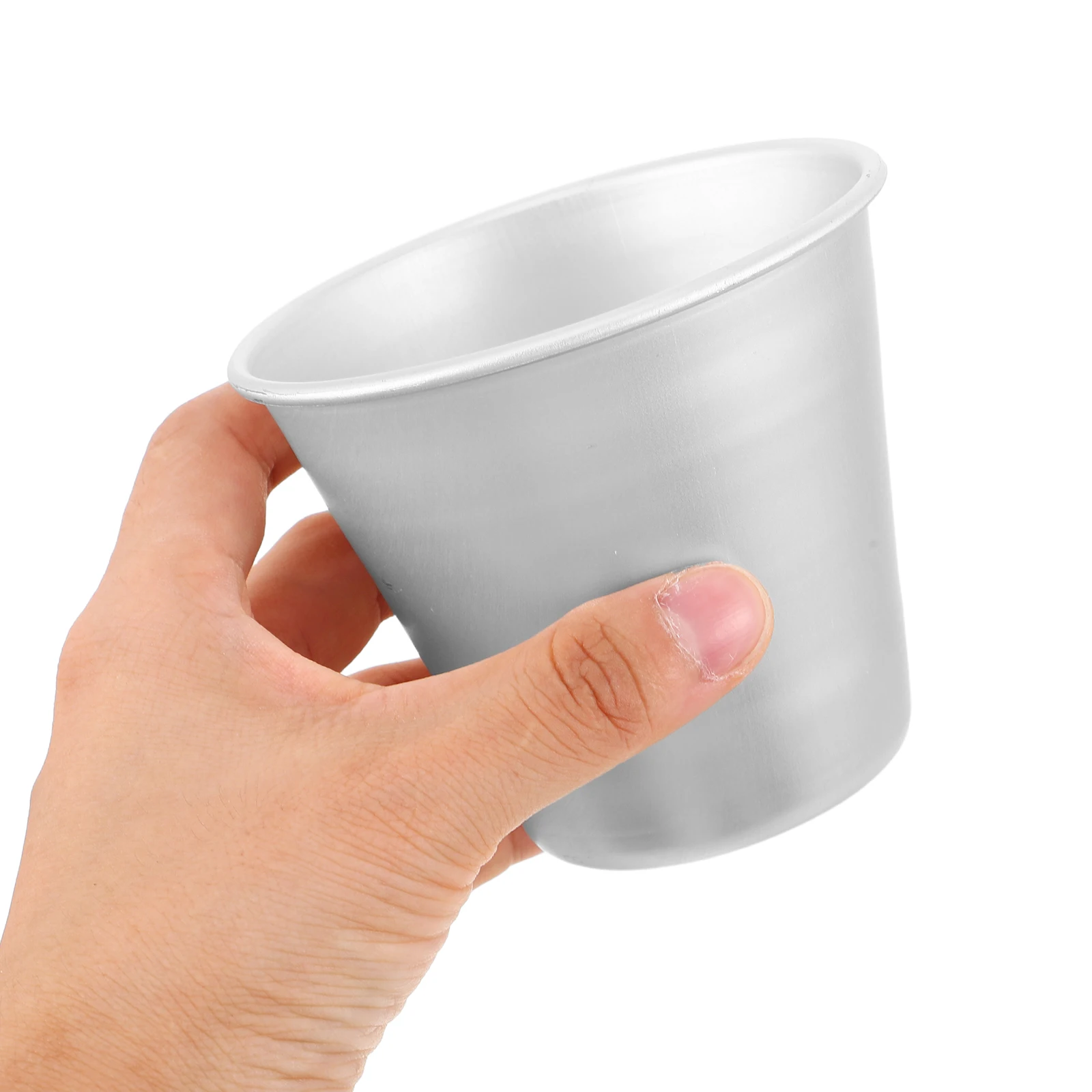 

6Pcs Aluminum Baking Molds Nonstick Round Pudding Cups Egg Tart Tins Small Muffin Cupcake Pans Popover Bakeware Reusable