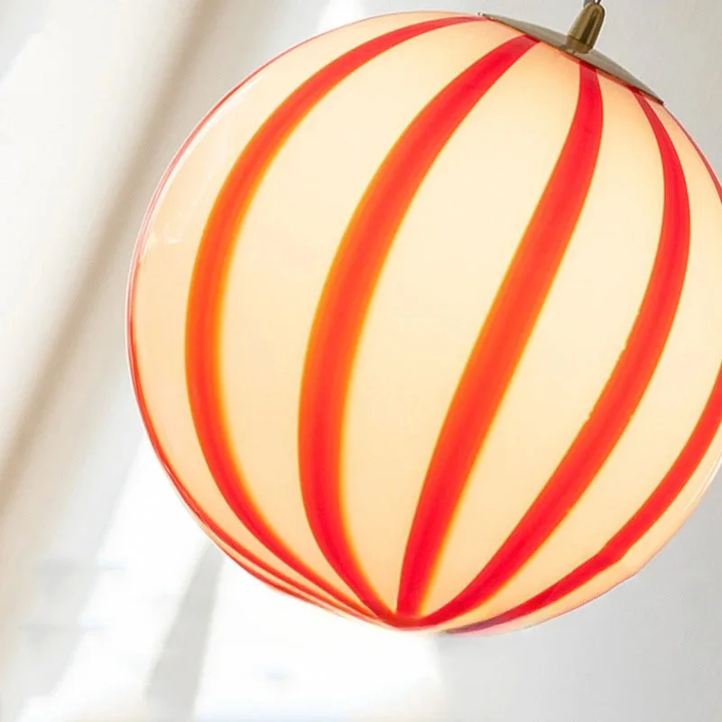 Imagem -05 - Circuito Candy Pendant Lamp Macaron Ball Creative Decor Lamp For Kids Room Casa Quarto Laranja Verde Art Hanging Lamp Arte