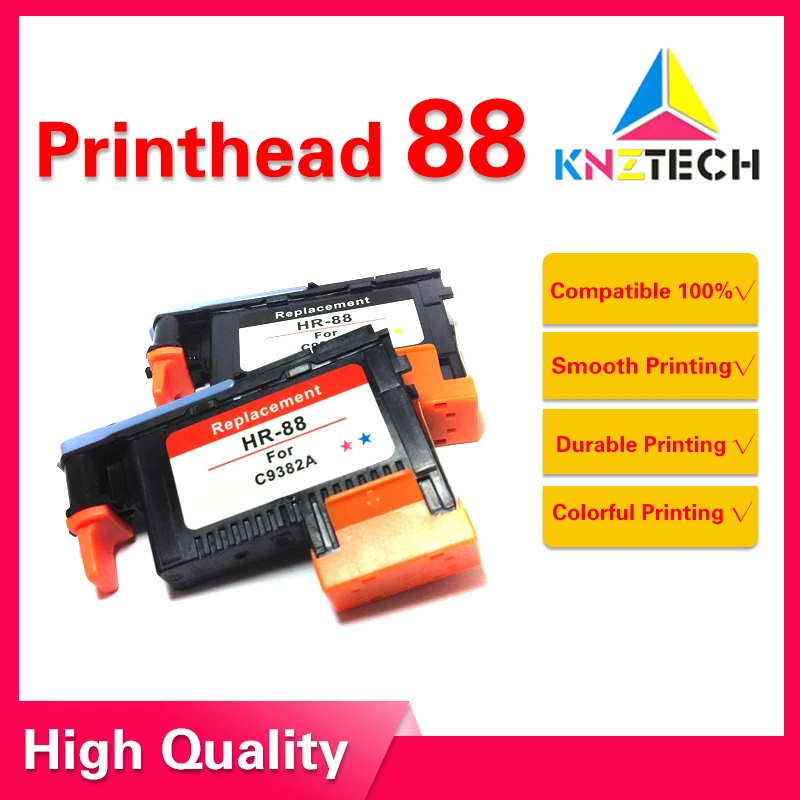 KNZ Compatible For hp88 print head 88 printhead C9381A C9382A pro K550 K8600 K8500 K5300 K5400 L7380 L7580 L7590 printer