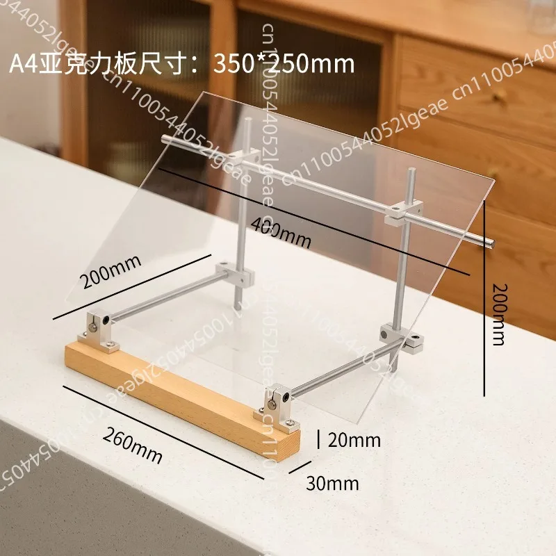 Advanced Sensory Axis Menu Stand Desktop Menu Display Card Restaurant Order Standing Brand Transparent Acrylic Advertising Shelf