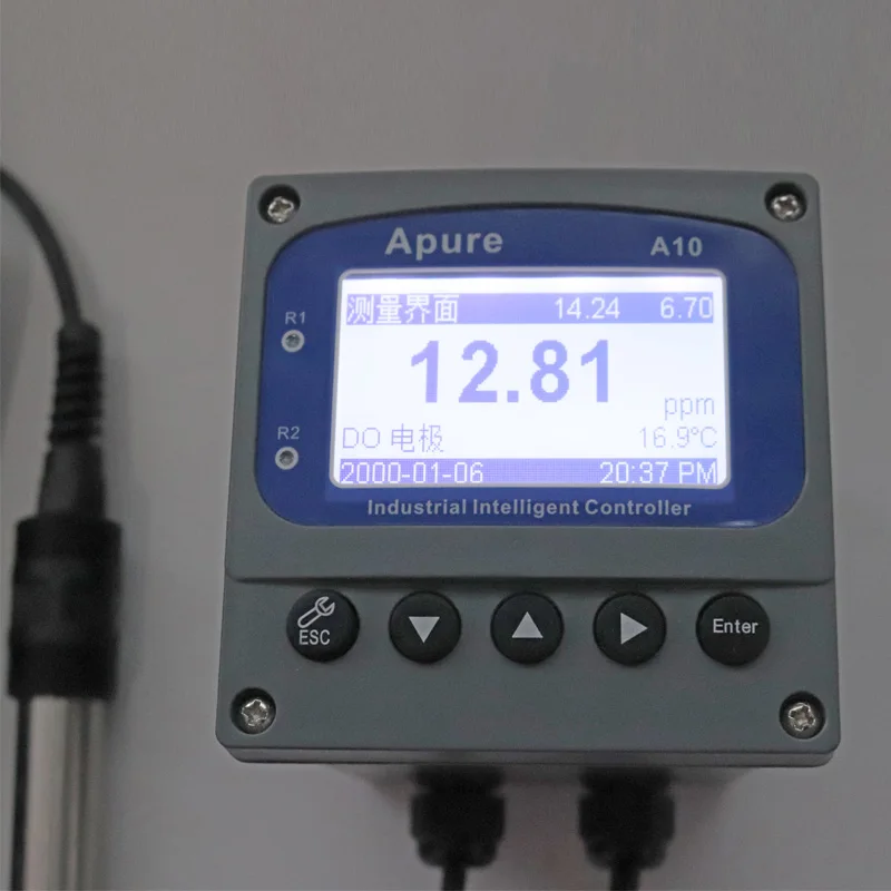 Apure water quality monitor A10PR industrial online PH/ORP controller pH meter desktop pH meter