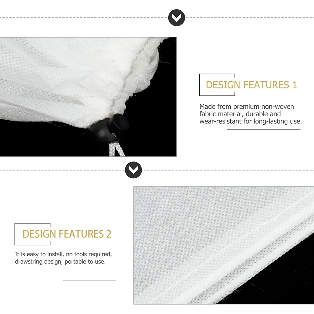 

3pcs Frost Covers For Outdoor Plants Freeze Protection Plant Covers Winter Garden Protectors Breathable Non-Woven Fabric