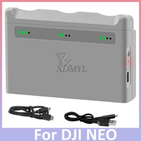 For DJI Neo Three-ways Charging Hub Drone Battery Charger Butler Power Bank Charging 3 Batteries for DJI NEO Drone Accessories