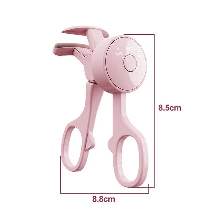 Eyelash Curler Portable Electric Heated Comb Eye Lash Perm Long Lasting Eyelashes Curls Thermal Eyelash Curler Makeup Tools