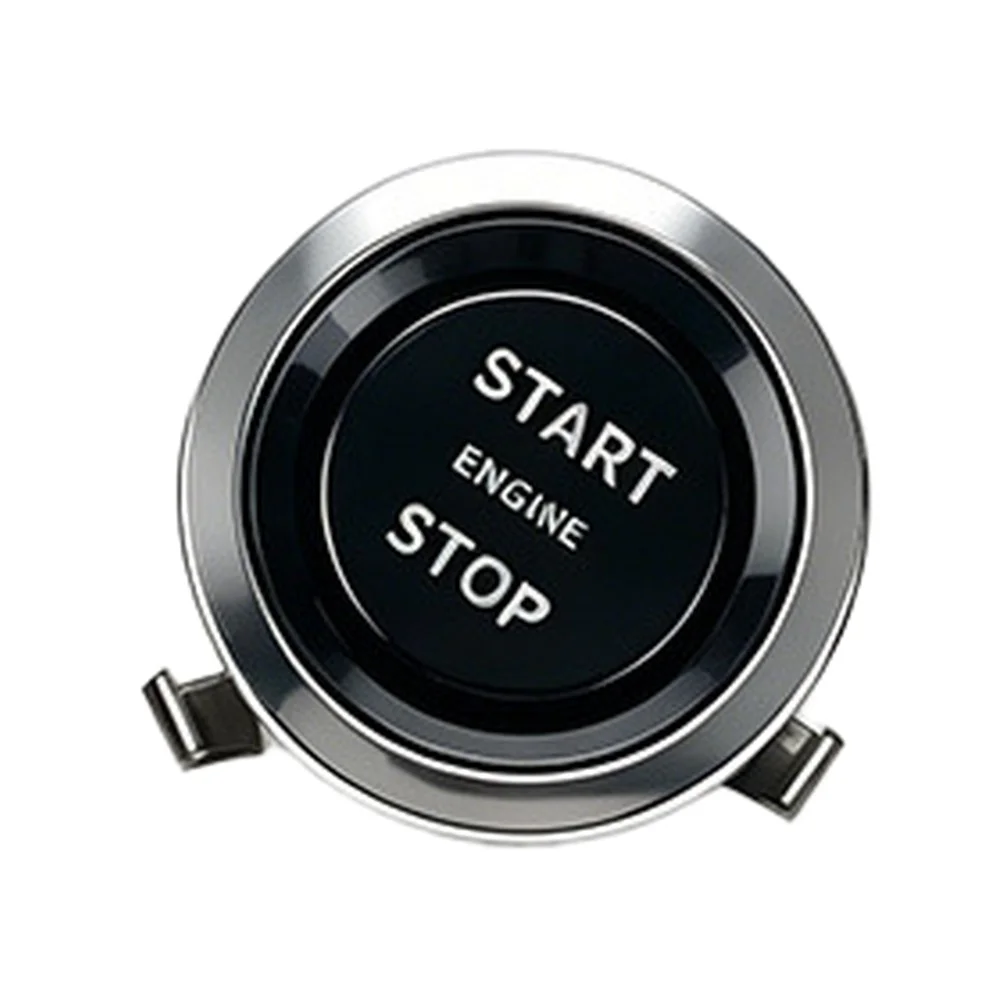 Engine Start Button Car Ignition Switch Metal And ABS Construction Direct Replacement Design One-button Start Feature