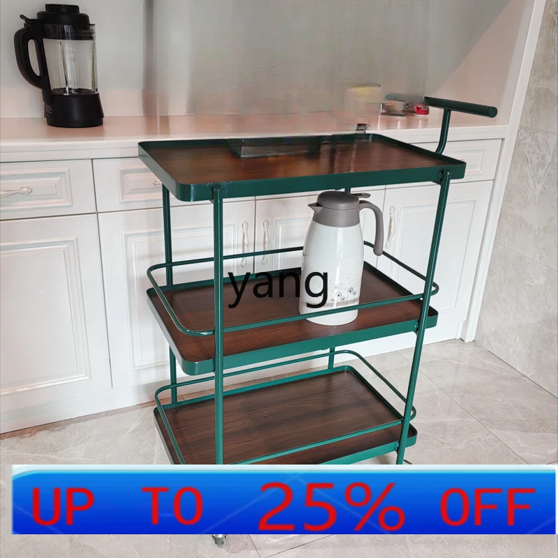 

CX Multi-Functional Three-Layer Mute Hotel Dining Car Commercial High-End Mobile Tea Weagon