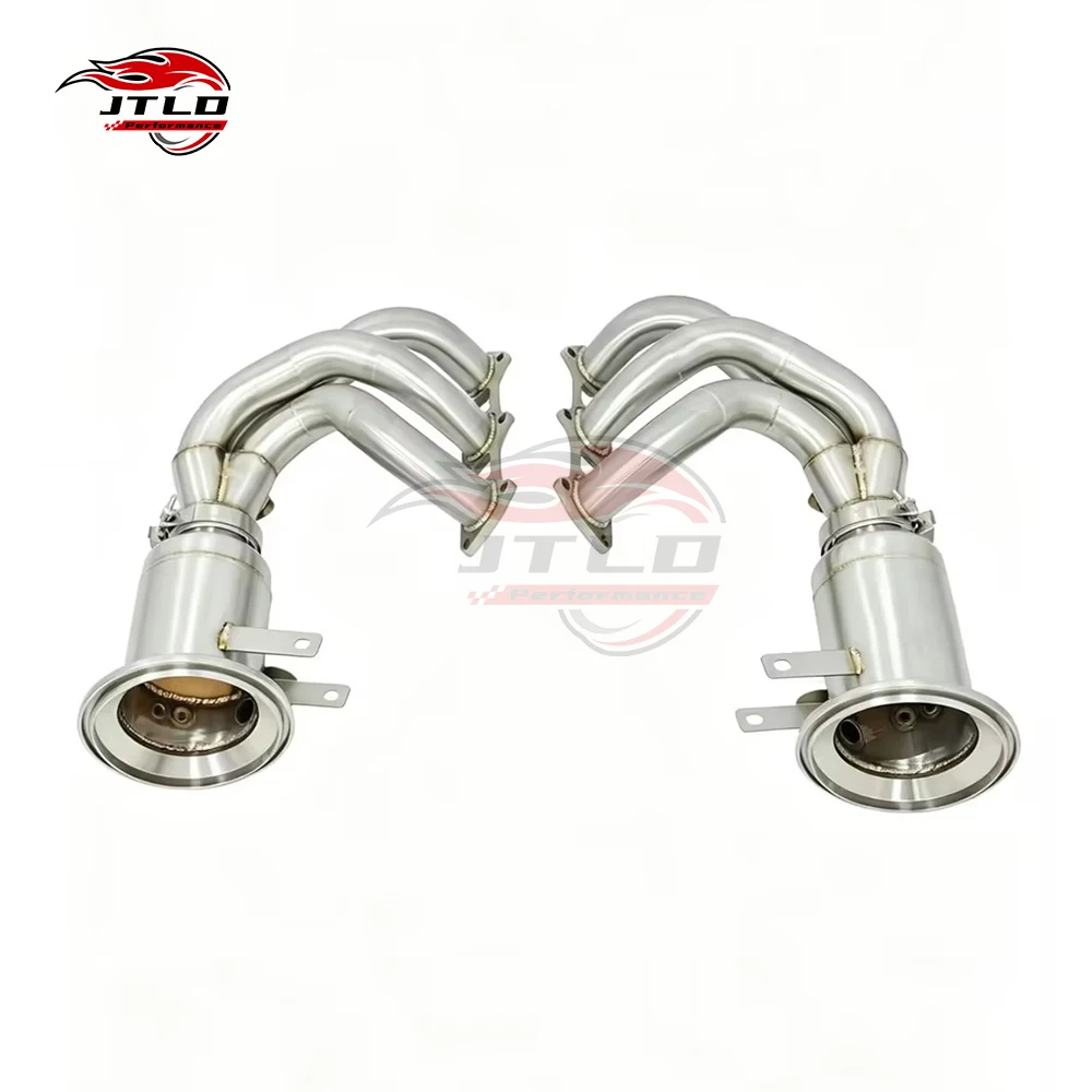 Premium SS304 Stainless Steel Headers For Porsche 992 GT3 | Precision-Engineered Exhaust Manifolds With High Flow Sport Cats