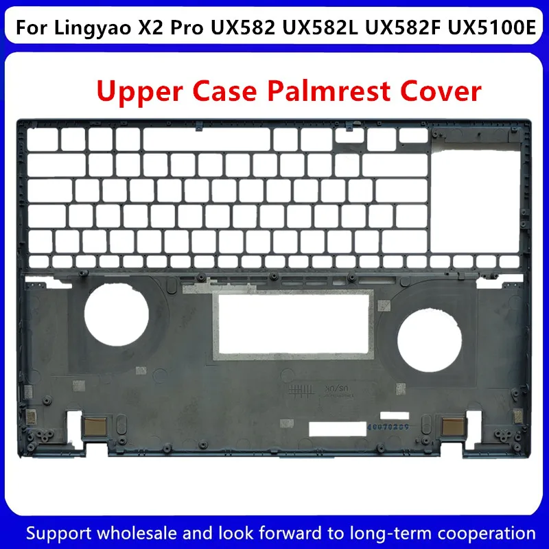 Imagem -03 - Estojo Superior Palmrest Base de Fundo Azul para Asus Lingyao x2 Pro Ux582 Ux582l Ux582f Ux5100e 13n1-bya0201 Novo