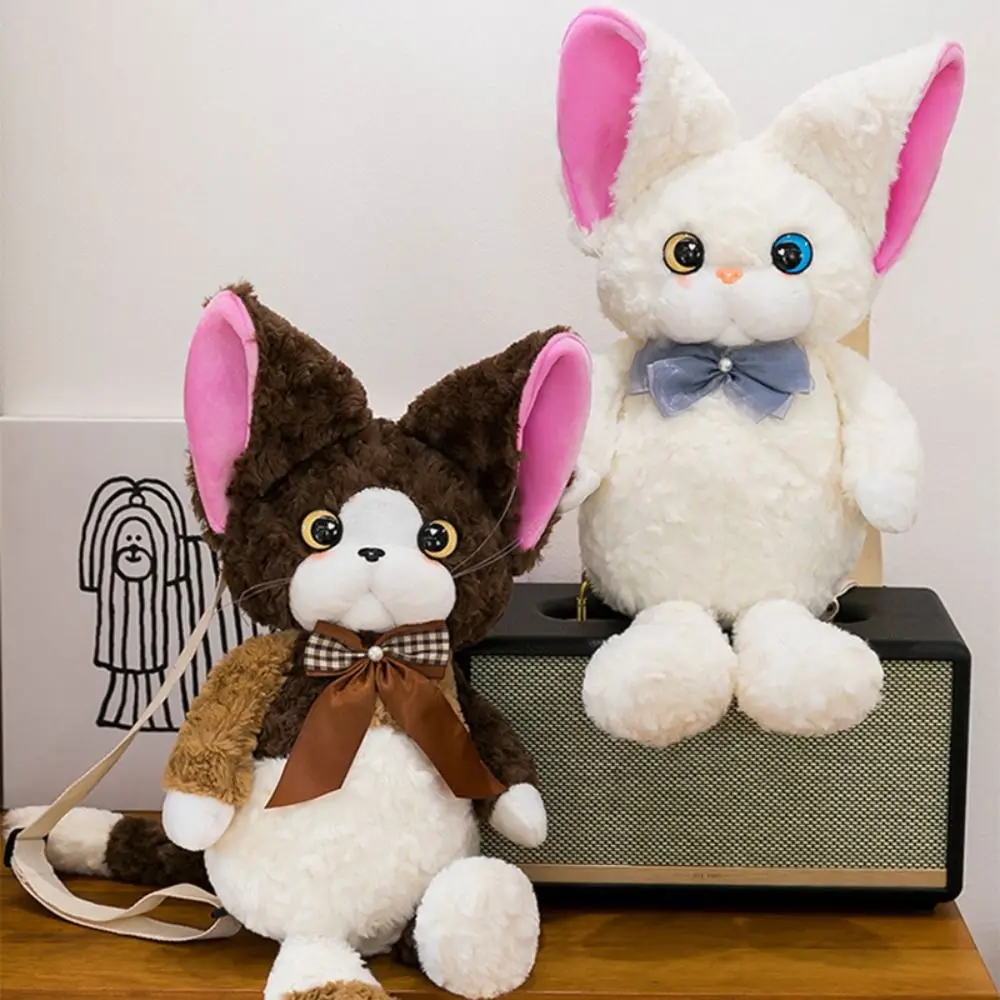 

Рюкзак детский с мультяшным котом Девон Рекс, мягкая игрушка, школьный ранец, милый рюкзак для путешествий и хранения, детская сумка с животными