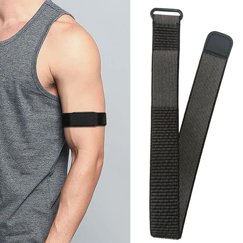 Imagen 1 del producto Adecuado para Amazfit, correa Huami Helio, correa deportiva para brazo largo, lazo de nailon, una correa bicep de cobertura total, velcro