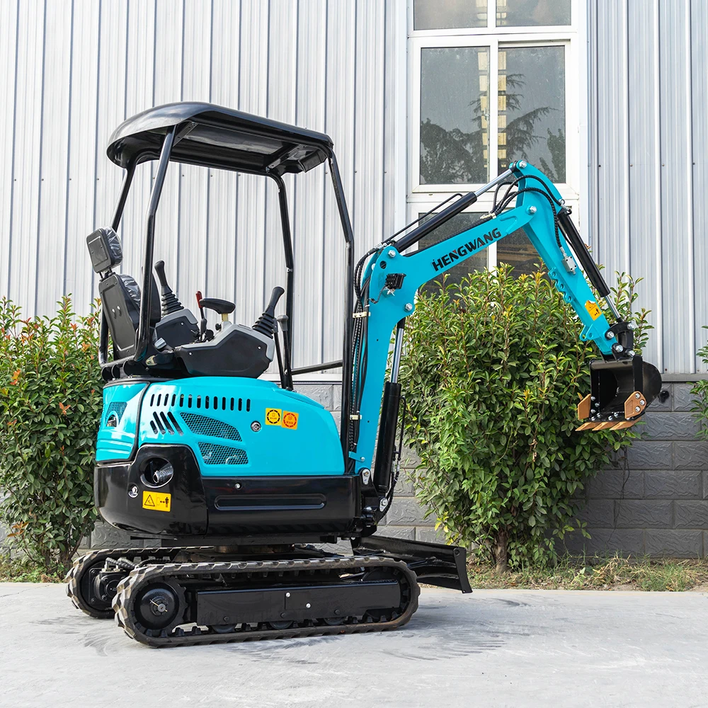 دعم التخصيص حفارة صغيرة 1Tcrawler حفارة صغيرة حديقة مزرعة التجزئة محرك كوبوتا الهيدروليكية الزاحف حفارة صغيرة