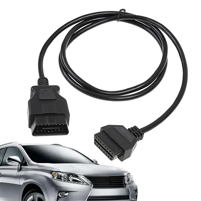 

Car Scanner Cable Car Diagnostic Extender Connector 1.5 Meters Flexible Extension Cable6Pin Car Male To Female Extension Cable