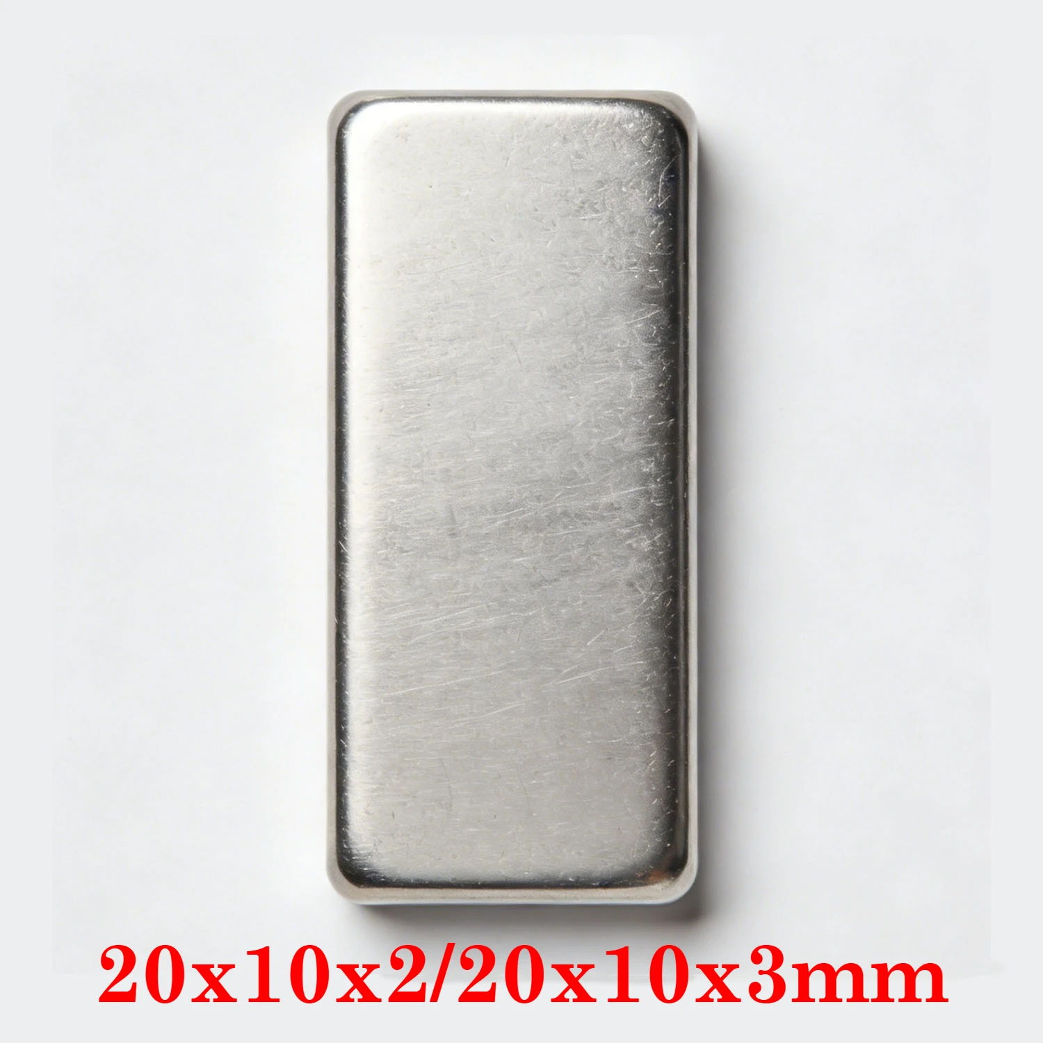 20x10x2/20x10x3mm Small Rectangular Strong Magnets, Suitable for Whiteboards, Offices, Door Frames, and Bathroom Accessories