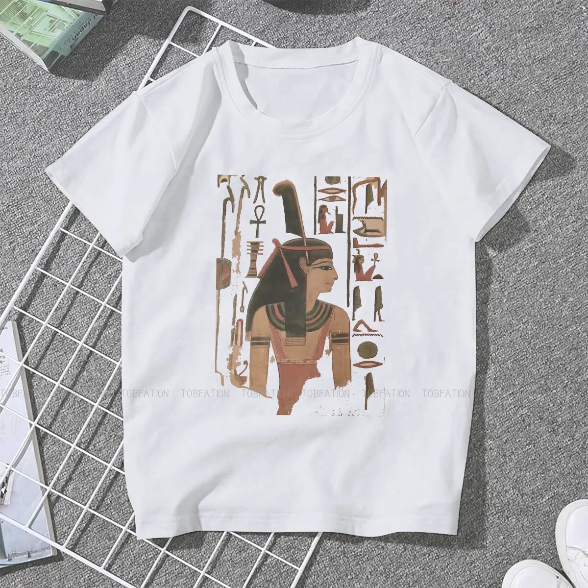 Maat Goddess Classic  Women TShirt Egyptian Ancient Egypt Culture Crewneck Girls Short Sleeve  Lady T Shirt