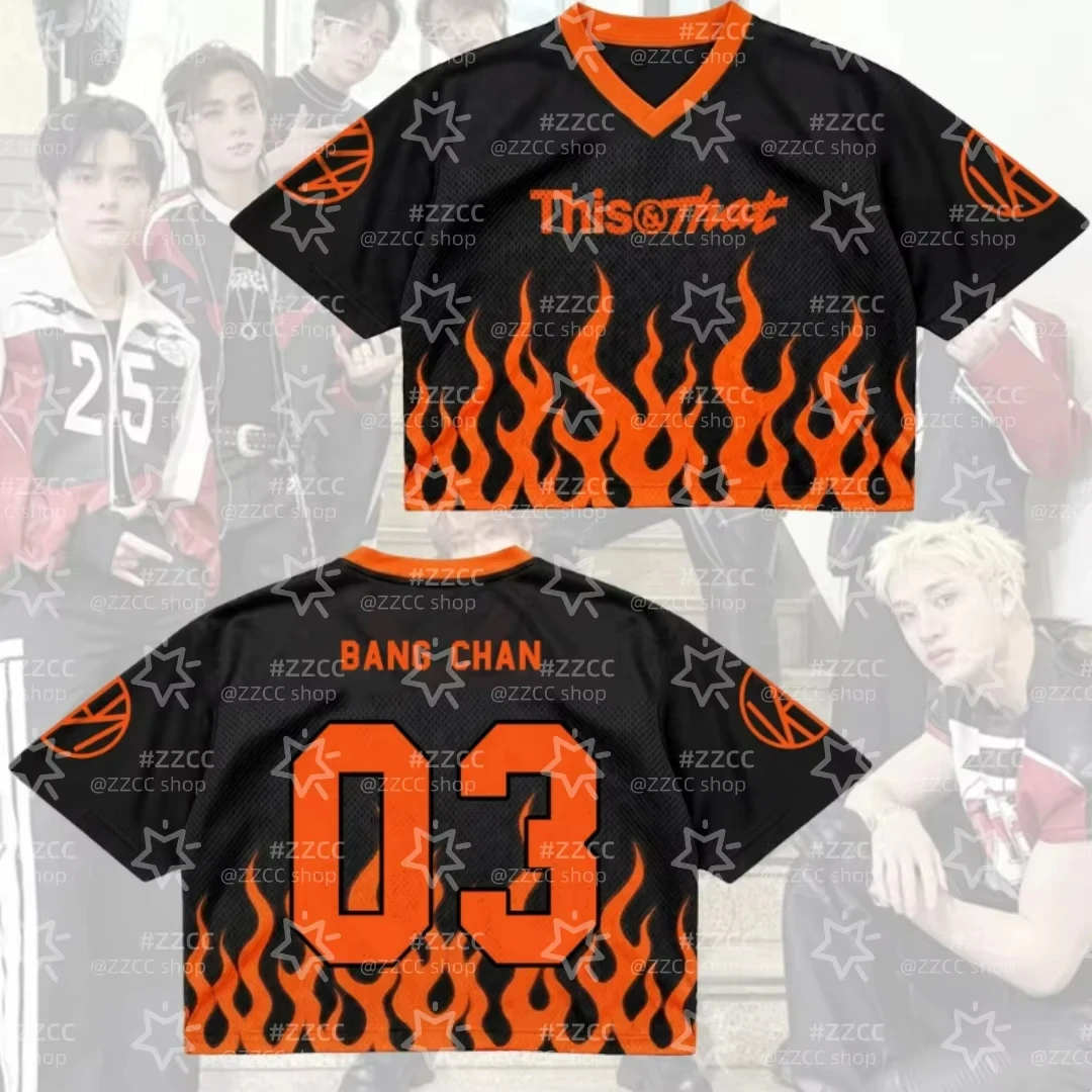 Bold Stray Kids This That Album Jersey Run It Merch Gift For Stay Men's T-Shirt Kid's Clothing Tee Y2k Woman Cosplay Costumes