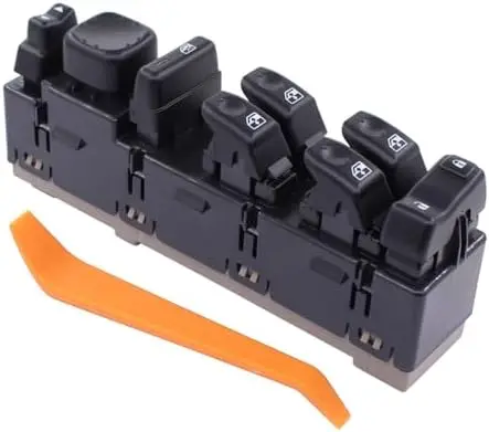 

MOTOKU Power Door Lock Window Switch for Chevy/GMC 2003-2006 Driver Side w/Mirror Control