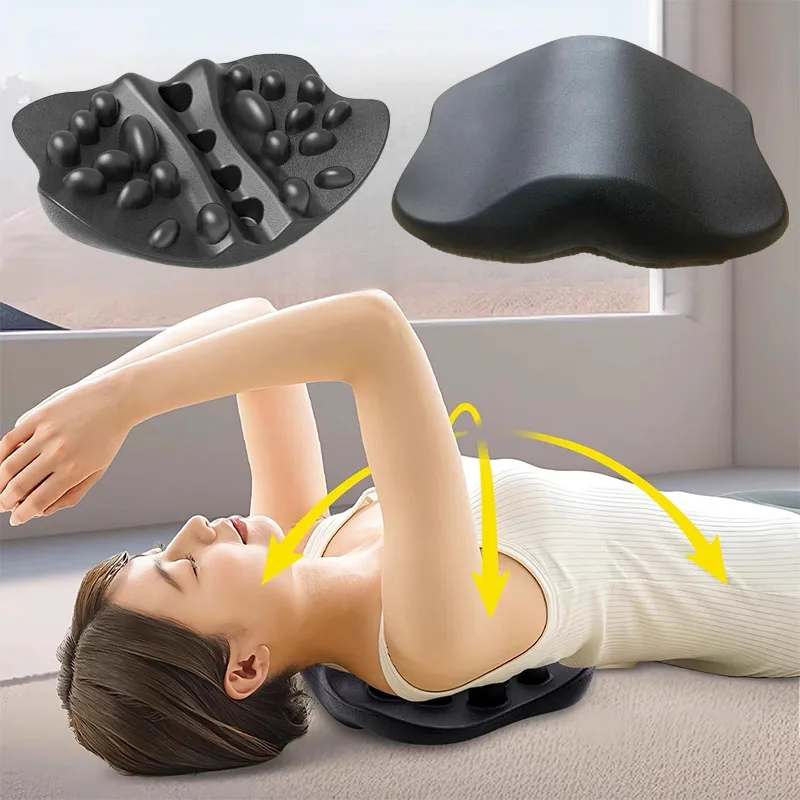 Cervical Spine Stretch Neck Shoulder Relaxer Cervical Muscle Relaxation Device Shoulder Acupoint Point Massage Pillow