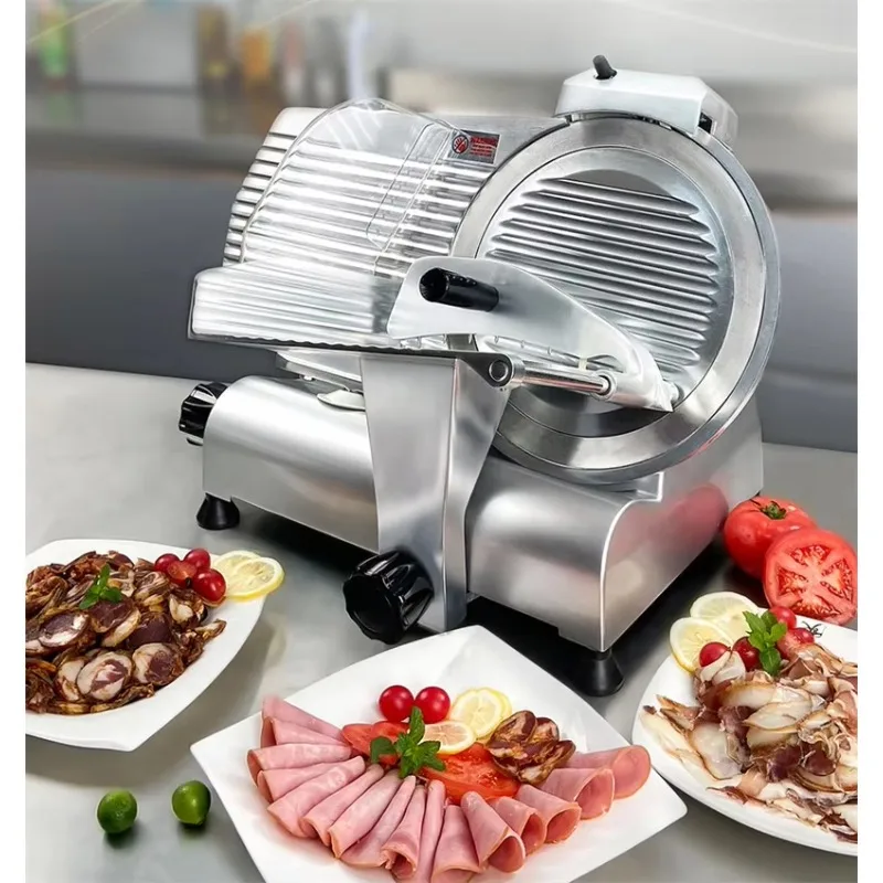 

Professional 110V 220V Meat Slicer Machine 8 Inches or 10 Inches Meat Slice Mutton Roll Sausage Cutting Machine Kitchen