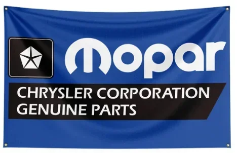 Mopars Racing Car Flag Banner Polyester Printed Motor Parts Poster 60x90cm 90x150cm Decor for Auto Enthusiasts, Room Decor