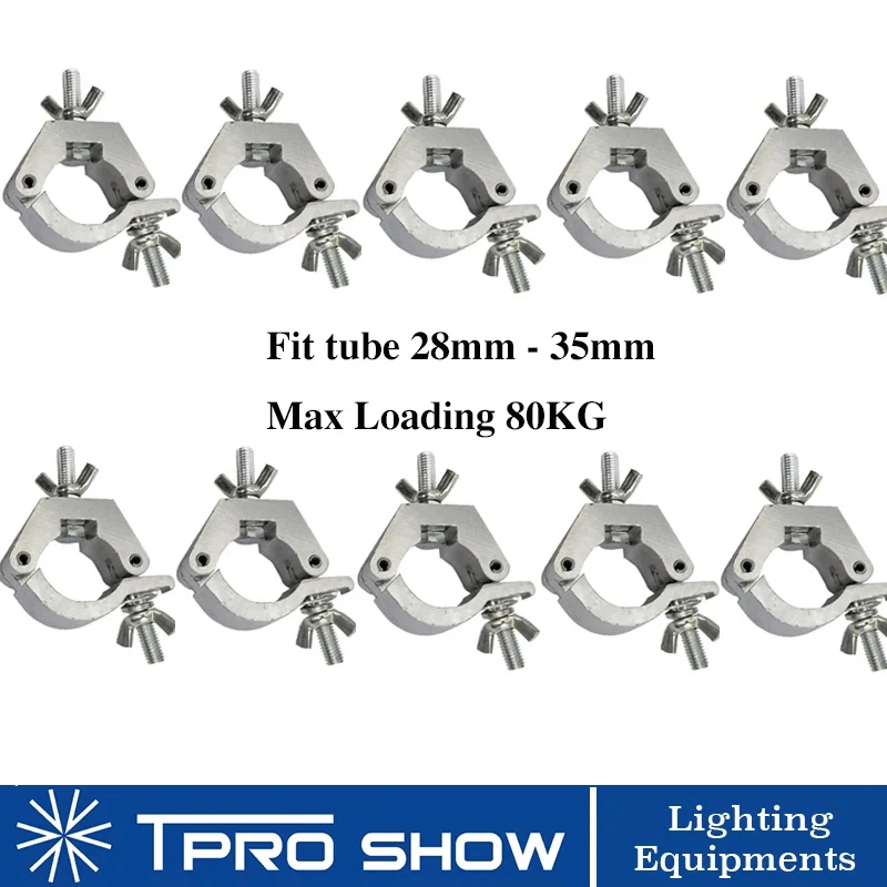 Imagem -03 - Truss Lighting Clamp For Stage Mounting Led Claw dj Equipment Titular Máquina Efeito Bracket Tube Acessório de Fornecimento Mobile 10 Pcs