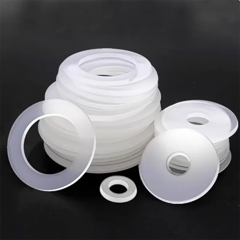 M2 M2.5 M3 M4 M4 M5 M6 M8 M10 M12 M14 M16 M18 M19 Arandela plana de nailon blanco