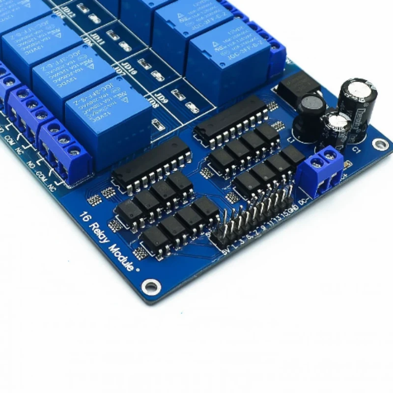 16 Road 5V/12V/24V Module with Optocoupler Protection Relay Control Board