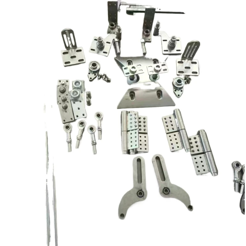 

Trackless folding door accessories Four folding suspension door accessories Interlocking tie rod Courtyard door Heaven and earth