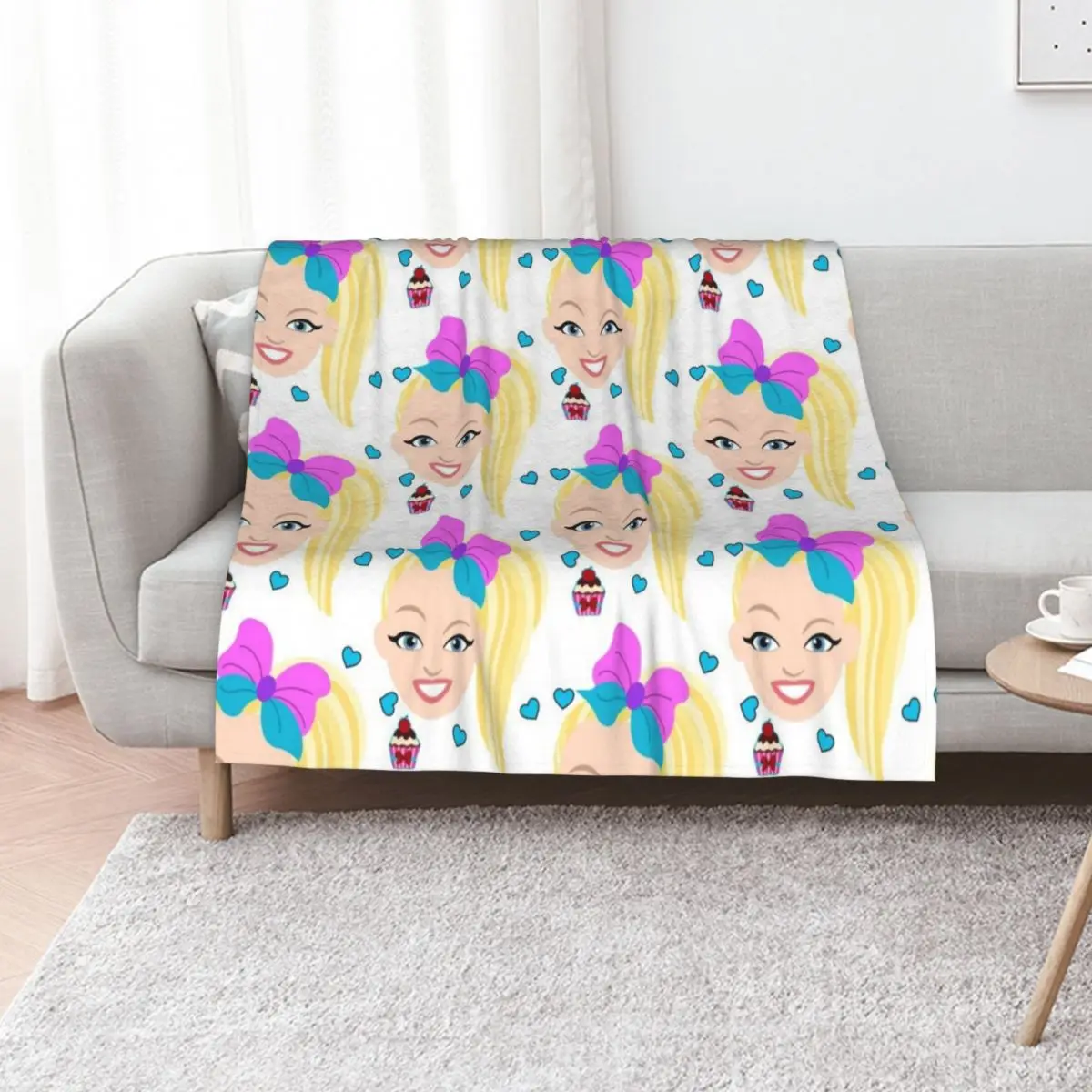 

Jojo siwa fan merch, Throw Blanket Decoratives Furrys Extra Large Throw For Sofa Thin Blankets
