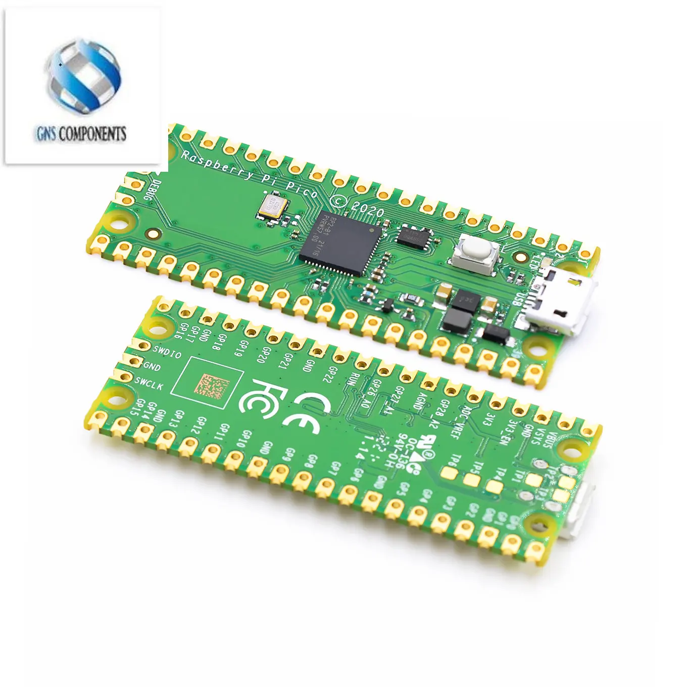 For Raspberry Pi Pico RP2040 Microcontroller Chip Dual-Core Arm Cortex M0+ Processor Low-Power Microcomputers