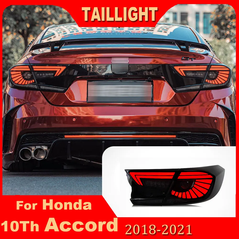 

Eagle Eye Tail Lights for Honda Accord 10Th LEDGen 2018 - 2021 Sequential Startup Animation Rear Lamps Assembly Plug and play