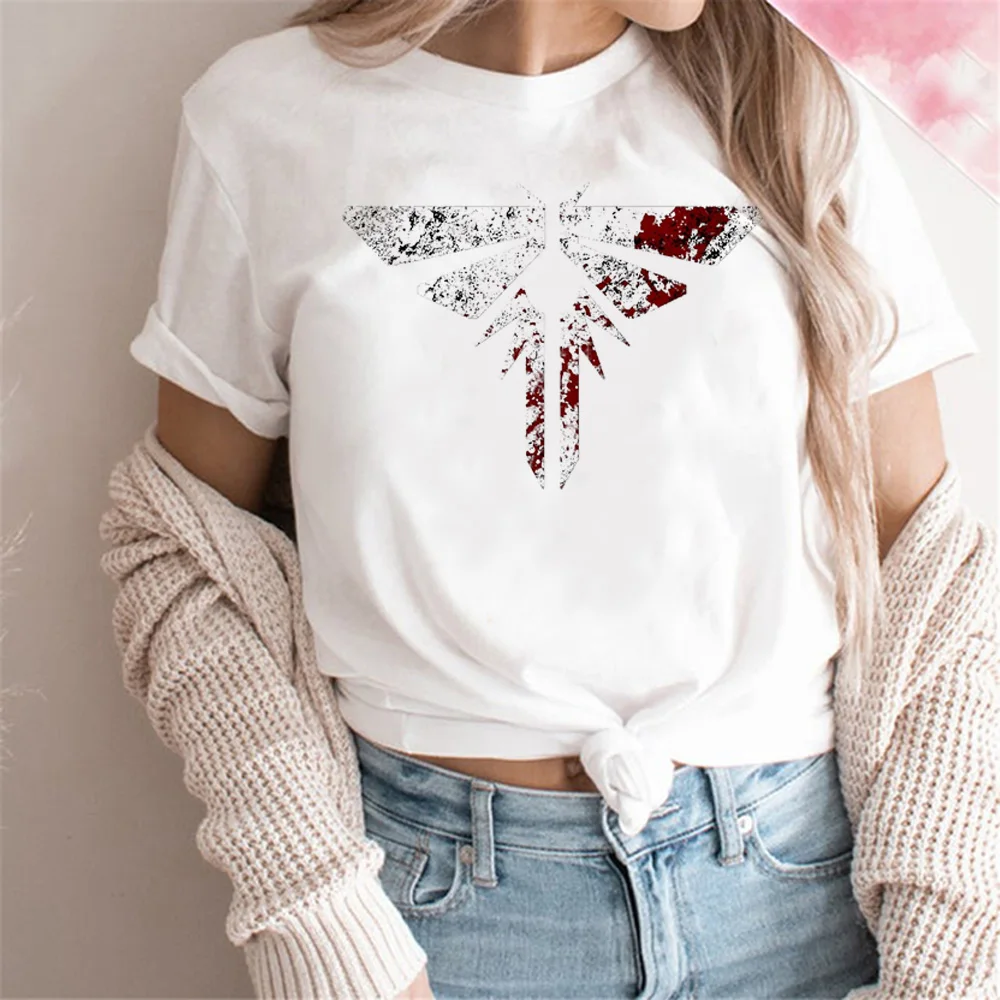 

the Last of Us tshirt women manga Y2K tshirt girl graphic comic streetwear clothes