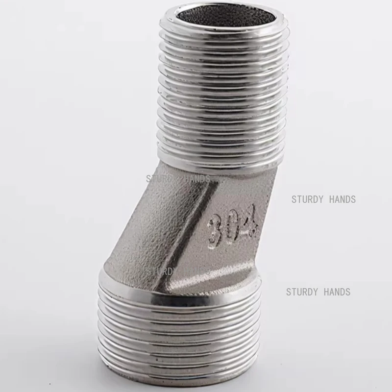 1 pair 304 Stainless Steel ElbowShower Faucet Elbow Threaded Interface Kitchen Faucet Hardware Accessories 55/60/65/70/75mm