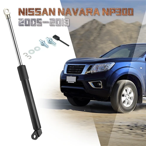 1 Juego de maletero trasero de coche, puntal de Gas, puerta trasera fácil de desaceleración para Nissan Navara NP300 2005 2006 2007-2013, accesorios para coche